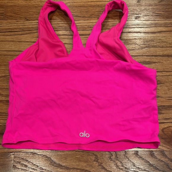 Alo Yoga Airbrush real cropped tank large - Picture 4 of 5